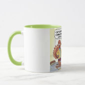 Erntedank Türkei Abendessen Tasse (Links)