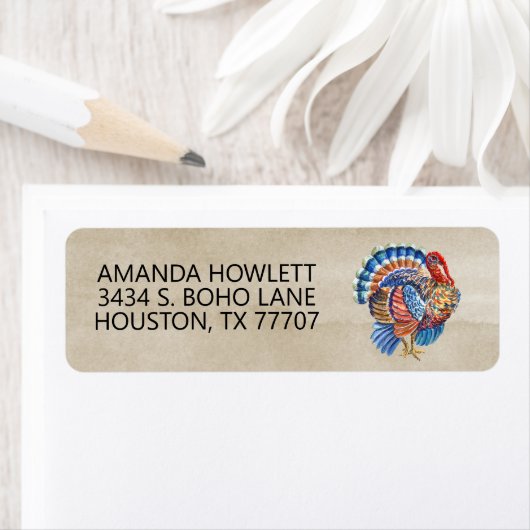 Erntedank Türkei Aquarellfarben Herbst (Insitu)