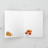 Erntedank Türkei Basting Karte (Innenseite)