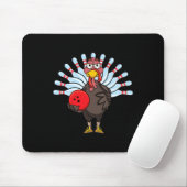 Erntedank Türkei Bowling Button Matching Team Gesc Mousepad (Mit Mouse)