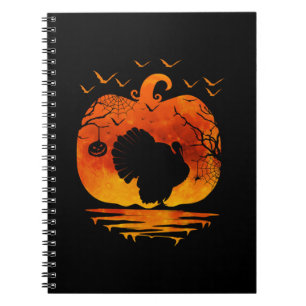 ERNTEDANK TÜRKEI COSTUME PUMPKIN FALL Saison Notizblock