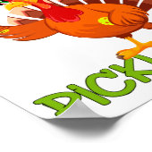 Erntedank Türkei - Danke für Pickleball Poster (Ecke)