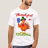 Erntedank Türkei - Danke für Pickleball T-Shirt (Vorderseite)