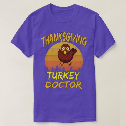 Erntedank Türkei Doktor 1 T-Shirt (Design vorne)