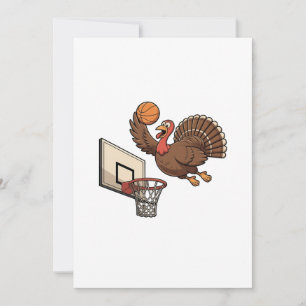 Erntedank Türkei Dunking Basketball Funny