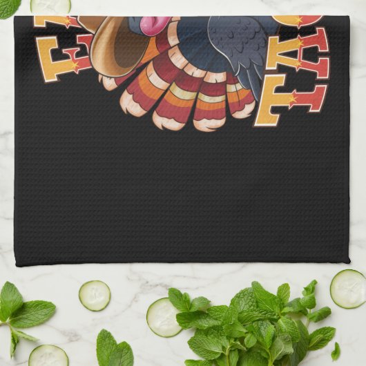 Erntedank Türkei Eat Tacos Funny mexikanisch Geschirrtuch (Gefaltet)