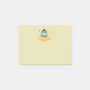 Erntedank Türkei Eating Pumpkin Pie Post-it Klebezettel