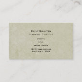 Erntedank Türkei Eating Pumpkin Pie Visitenkarte (Rückseite)