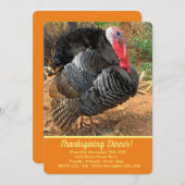 Erntedank Türkei Einladung (Vorne/Hinten)