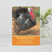 Erntedank Türkei Einladung (Stehend Vorderseite)