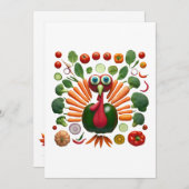 Erntedank Türkei Einladung (Vorne/Hinten)