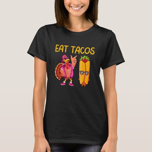 Erntedank Türkei Essen Tacos Jungen Kinder Türkei T-Shirt (Vorderseite)