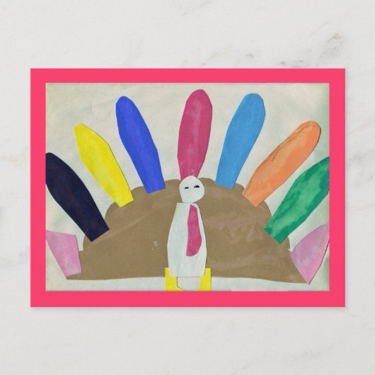 Erntedank Türkei Feiertagspostkarte (Vorderseite)