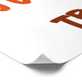 Erntedank Türkei Fußball Poster (Ecke)