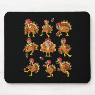 Erntedank Türkei Fußballspieler Quarterback R Mousepad