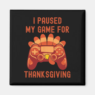 Erntedank Türkei Gaming Controller Boys Kinder Magnet