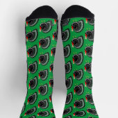 Erntedank Türkei Geflügelfarm Funny Socken (Oben)
