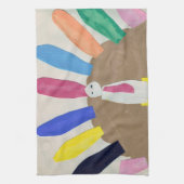 Erntedank Türkei Geschirrtuch (Vertikal)