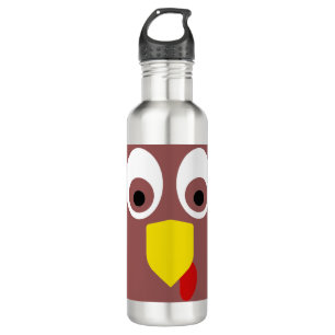 Erntedank Türkei Gesicht Edelstahlflasche