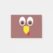 Erntedank Türkei Gesicht Post-it Klebezettel (Vorderseite)