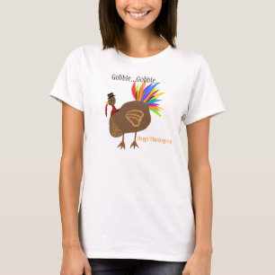 Erntedank Türkei Gobble Gobble T-Shirt