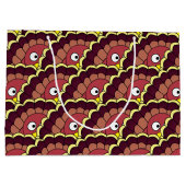 Erntedank Türkei Große Geschenktasche Geschenktüte (Rückseite)