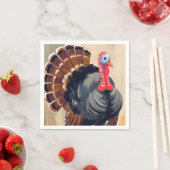 Erntedank Türkei | Happy Thanksgiving Party Serviette (Beispiel)