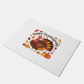 Erntedank Türkei - Herbstwochenklassische Overs Fußmatte (Schrägansicht)