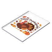 Erntedank Türkei - Herbstwochenklassische Overs Notizblock (Linke Seite)