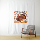 Erntedank Türkei - Herbstwochenklassische Overs Wandteppich (Beispiel)