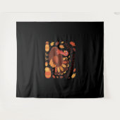 Erntedank Türkei - Herbstwochenklassische Overs Wandteppich (Vorderseite (Horizontal))