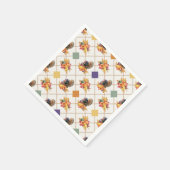 Erntedank Türkei Holiday Napkin Serviette (Ecke)