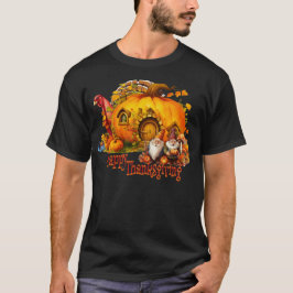 Erntedank Türkei Horror Gnomes T-Shirt