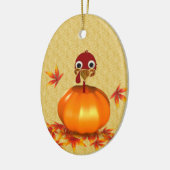 Erntedank Türkei in Pumpkin - Ornament (Links)