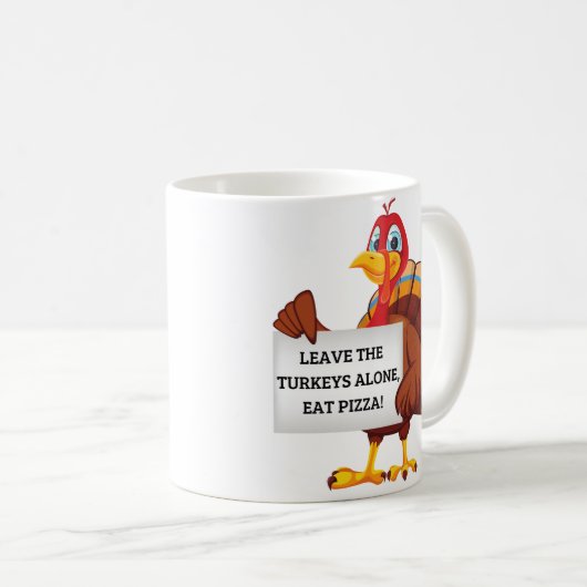 Erntedank Türkei Kaffeetasse (VorderseiteRechts)