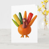 Erntedank Türkei Karte (Gelbe Blume)