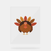 Erntedank Türkei - Klasse Herbst Urlaub Klassik Acrylschild (Vorderseite)