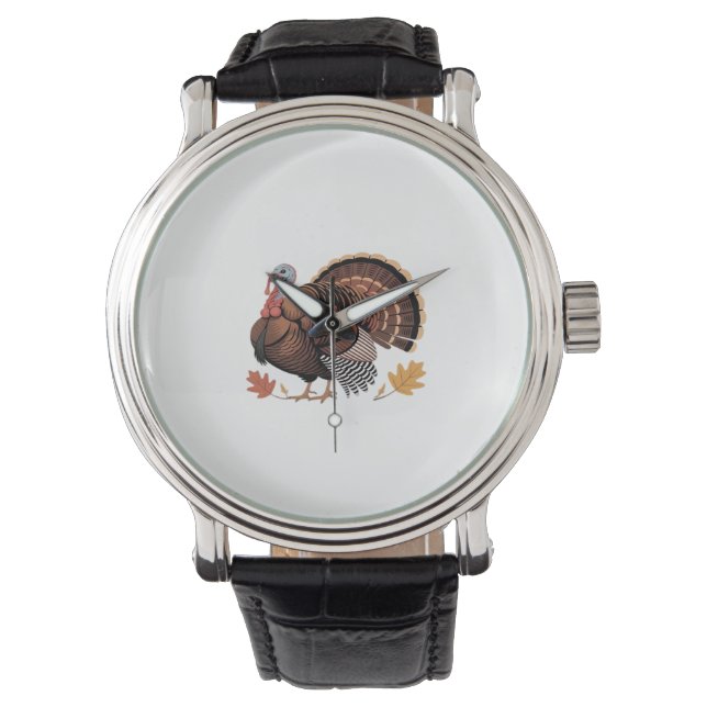 Erntedank Türkei - Klasse Herbst Urlaub Klassik Armbanduhr (Vorderseite)