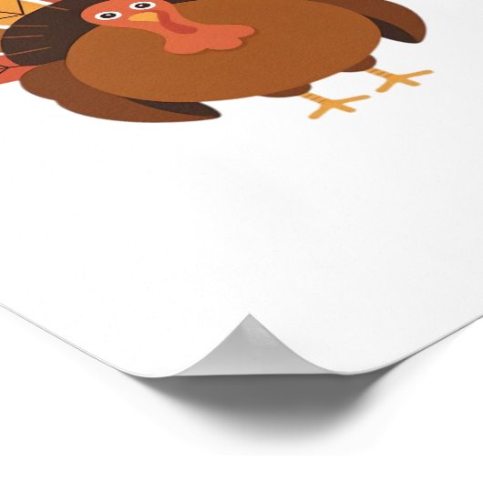 Erntedank Türkei - Klasse Herbst Urlaub Klassik Poster (Ecke)