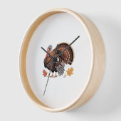 Erntedank Türkei - Klasse Herbst Urlaub Klassik Uhr (Winkel)