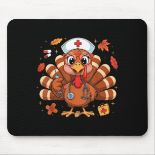 Erntedank Türkei Krankenpflege Frauen Mädchen Fall Mousepad