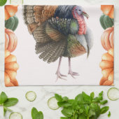 Erntedank Türkei Küchentuch (Gefaltet)