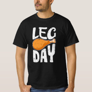Erntedank Türkei Leg Day Familie Kinder Urlaub T-Shirt