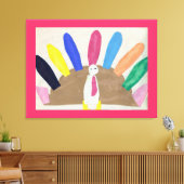 Erntedank Türkei Leinwanddruck (Insitu (Wohnzimmer))