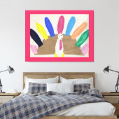 Erntedank Türkei Leinwanddruck (Insitu (Schlafzimmer))