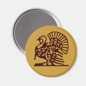 Erntedank Türkei Magnet (Vorderseite/Rückseite)
