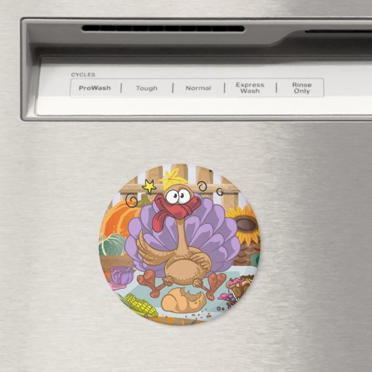 Erntedank Türkei Magnet (In Situ (Geschirrspüler))