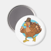 Erntedank Türkei Magnet (Vorderseite/Rückseite)