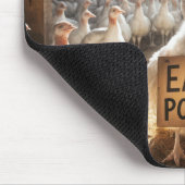 Erntedank Türkei mit dem Zeichen "Schweinefleisch  Mousepad (Ecke)