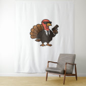 Erntedank Türkei mit Pumpkin Pie Essential T-S Wandteppich (Beispiel)